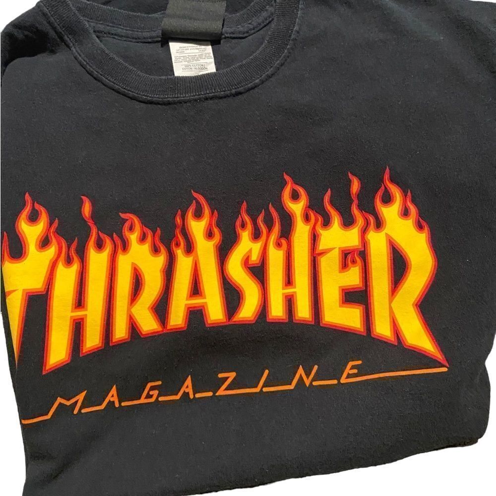 Thrasher size medium skate t shirt perfect condition cool t shirt